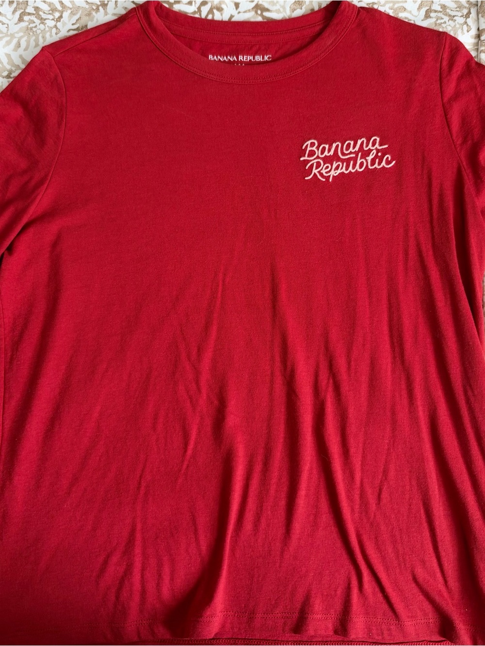 Banana Republic Red Tshirt